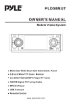PYLE Audio PLD58MUT Owner`s manual