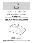 Electrolux EI36HI55KS Use & care guide