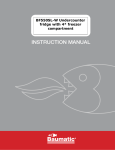 Baumatic BF550SL-W User manual