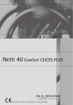Alu Rehab Netti 4U comfort CES PLUS User manual