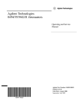 Agilent Technologies 8496G Service manual