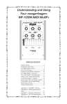 Moog MP-201 Technical information
