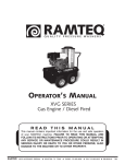 Ramteq BVE Series Operator`s manual