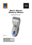 Country Home Products Men's Trimmer Technical data