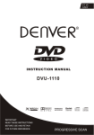 Denver DVU-1110 Instruction manual