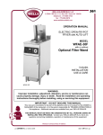 Wells WFAE-30F Operating instructions