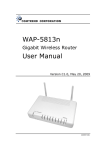 Comtrend Corporation WAP-5813n User manual