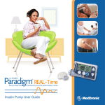 Medtronic Paradigm 522 User guide