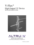 UltraViolet Devices High Output UV Device V-Flex Specifications