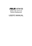 Asus A7A133 User`s manual