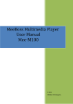 Meeboss Mee-M100 User manual