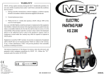 mbp KS 2300 Operating instructions