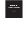 M-Audio Trigger Finger Pro User guide