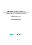 Moxa Technologies CA-132/132I User`s manual