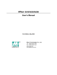 Moxa Technologies 5400 User`s manual