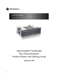Motorola MOTOTRBO SYSTEM PLANNER Specifications