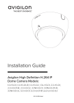 Avigilon 5.0-H3-D2 Installation guide