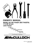 McCulloch MC17542STA Specifications