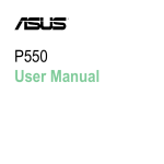 Asus P550 User manual