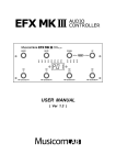 Musicom Lab EFX MkIII User manual