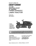 Craftsman 917.270411 Owner`s manual