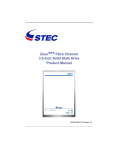 SimpleTech ZeusIOPS Product manual