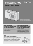 Ricoh Caplio R5 User guide