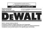 DeWalt D55155 Instruction manual