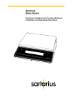 Sartorius Basic Series Operating instructions