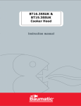 Baumatic BT16.7SSA User manual