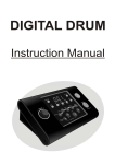 Medeli DD505 Instruction manual