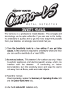 Bounty Hunter Camo-LS Owner`s manual