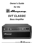 Ampeg SVT-CL Specifications