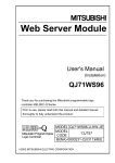 Mitsubishi QJ71WS96 User`s manual