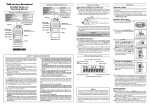 VX-420A Series (LTR) Operating Manual