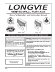 United States Stove DV12 Instruction manual