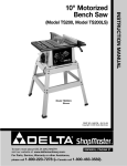 Delta ts200ls Instruction manual