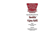 R and V Works Jr. Grill Operating instructions