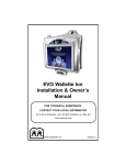 MERIT INDUSTRIES EVO Wallette Ion Owner`s manual