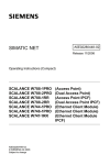 Siemens EK 746 Series Operating instructions