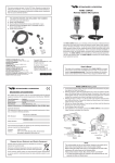 Vertex Standard PS1000 Owner`s manual