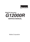 Makita G1200R Service manual