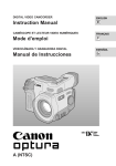 Canon Optura 100 Instruction manual