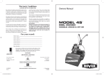 Rover 45148 Owner`s manual