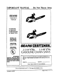 Craftsman 37102 Operator`s manual