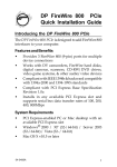 SIIG DP FireWire 800 PCIe Installation guide