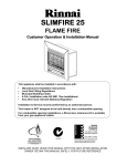 Rinnai IB35ETRN Installation manual