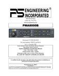 PS Engineering Avidyne PMA8000B Specifications