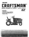 Craftsman EZ3 917.259551 Owner`s manual