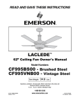 Emerson CF995BS00 Owner`s manual